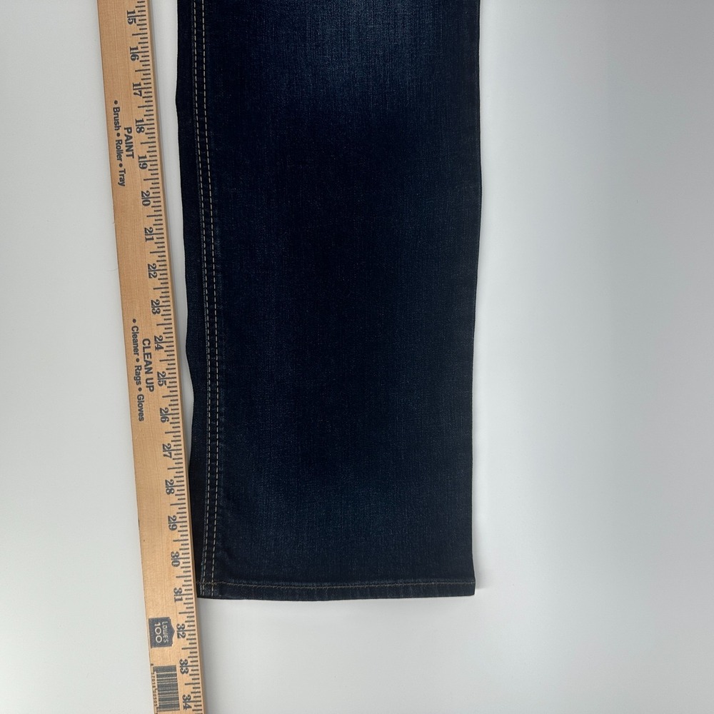 Silver‎ Jeans Co. Jeans Men's Blue Low Rise Allan Slim Fit Straight Leg Whisker - Picture 7 of 13
